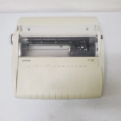 Máquina de escribir electrónica estándar Brother ML 100 sin bandeja trasera leer información Foto 1 de 4
