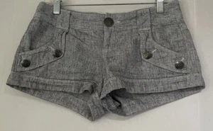 EXPRESS SHORTS Damen Gr. 00 Matrosen Hot Pants Booty Low Rise Leinenmischung - Bild 1 von 4