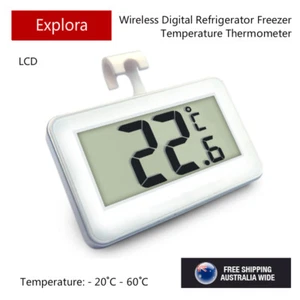 LCD Digital Thermometer for Fridge Freezer with a Hanging Hook - CE Marking - Picture 1 of 5