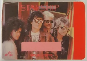 RAUMSCHIFF / GRACE SLICK - VINTAGE ORIGINAL KONZERT TOUR TUCH BACKSTAGE PASS - Bild 1 von 1