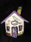 Grandma's Cottage Heather Goldmine Ceramic Night Light Candle Votive Fairy House