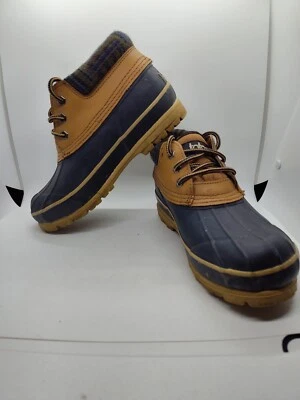 Totes Thermolite Ducky Boots Rain Winter Snow Shoes Booties Size 7 - Image 1 of 4