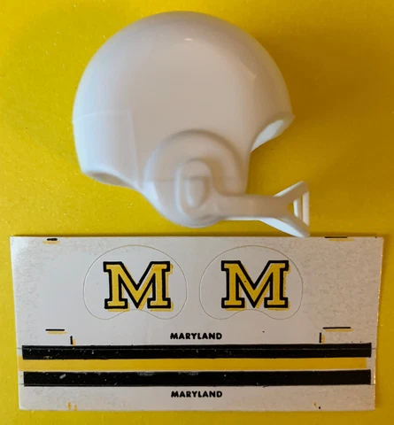 1970 Maryland Terrapins mini NCAA Vintage gumball football helmet decal set ACC Cover
