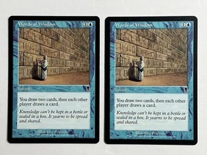 2x Words of Wisdom 114/350 Regular Common Odyssey MTG Magic The Gathering NM - Picture 1 of 6