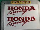 Honda Racing  CBR RR  TT Fireblade BSB Sticker Decal metallic red