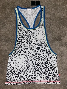 Andrew Christian Tank Top Large White & Black - Picture 1 of 3