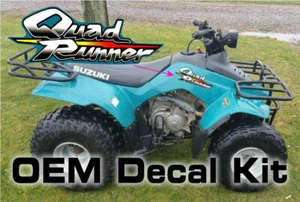 Suzuki LT160 F 1999 fabricante de equipos originales ATV kit de calcomanías tanque emblema logotipo cuádruple quadrunner - Imagen 1 de 5