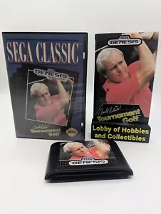 Arnold Palmer Tournament Golf (Sega Genesis, 1989) en caja - Auténtico - Probado - Imagen 1 de 4