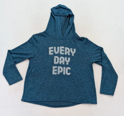 Xersion Women's Hooded Sweater Size 2XL Blue Long Sleeve Every Day Epic - Image 1 of 4