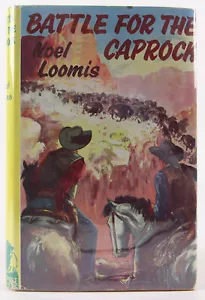Battle for the Caprock by Noel Loomis, Wild West Club series 1959 1st Ed VG+ DJ - Foto 1 di 6