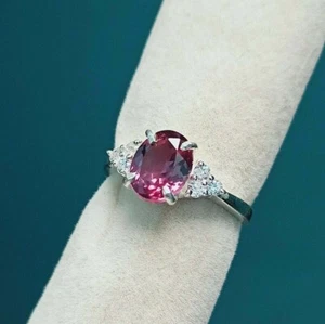 Simulated Alexandrite 925 Sterling Silver Handmade Ring Gift Free ship - Picture 1 of 5