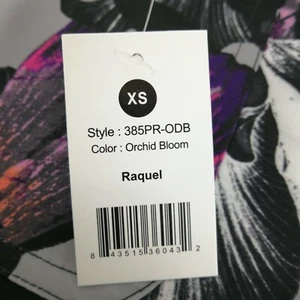 Koi Scrub Top Women's 385PR-ODB Orchid Bloom Raquel - Picture 1 of 7