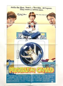 Problem Kind signiert Original 1-Blatt Filmposter Michael Oliver als Junior COA - Bild 1 von 5