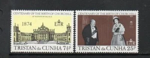 TRISTAN DA CUNHA 1974 SG193-194 NACIMIENTO CENTENARIO DE SIR WINSTON CHURCHILL - Imagen 1 de 1