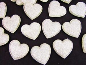 70 Loose Glitter Heart Shape Applique/Die Cut/Scrapbook/Paper Craft H112-Color