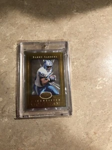2000 Leaf Certified - Gold Team Barry Sanders #CGT 4 - Picture 1 of 2