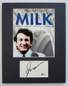 Sean Penn Signed Autographed 11x14 Matted Photo Display MILK BAS Certified #2 - Picture 1 of 2