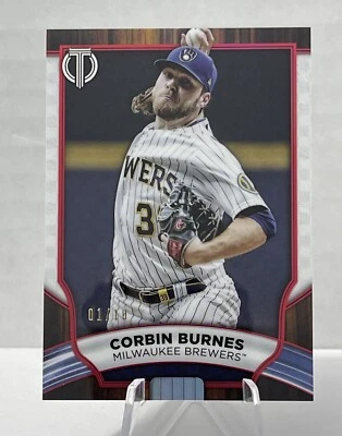 💥 CORBIN BURNES   ORIOLES   *  2022 Topps Tribute -   RED  SSP   #'D  / 10 💥 - Image 1 of 4