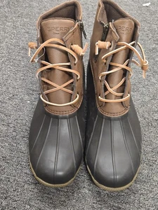 Stivali donna Sperry marroni anatra salata taglia 9 - Foto 1 di 6