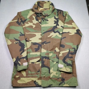 Vintage Columbia Jacket Mens Large Woodland Camo GORE-TEX Reversible Duck Camo - Picture 1 of 13