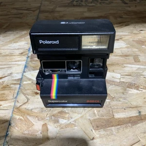 Vintage Polaroid Supercolor Instant Camera. 635 CL Rainbow Strip. Vintage Works - Picture 1 of 4