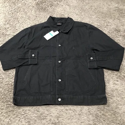Chaqueta de mezclilla Jordan Essentials Chicago para hombre talla XL negra FN4527-010 Foto 1 de 4