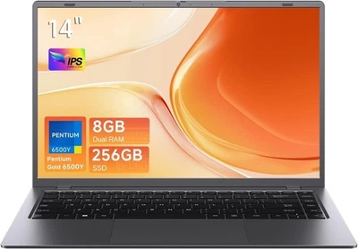 Maxvelth Laptop 14" 8gb 256gb Pentium Gold 6500Y, FHD Display, 5000mAh - SEALED! - Image 1 of 3