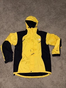 Chaqueta Vintage Años 90 The North Face Gore Tex Mountain Light Hombre’s Grande Amarilla - Imagen 1 de 15