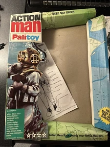 Palitoy Action Man Deep Sea Diver Complete Card - Picture 1 of 10