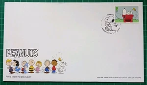 2025 Peanuts 1st Snoopy Linus First Day Cover FDC Snoopy Linus Woodstock - Picture 1 of 4