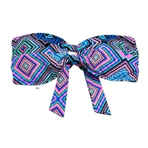 Arizona Jean Co Boho Southwestern Bandeau Bikini Oberteil Gr. XL Mehrfarbig Neu ohne Etikett - Bild 1 von 6