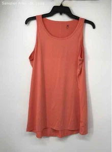 Champion Womens Orange Sleeveless Scoop Neck Pullover Athletic Tank Top Size 2XL - Picture 1 of 6