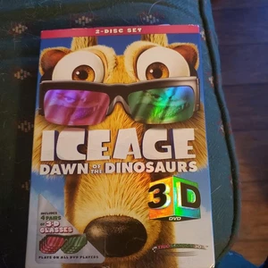 Ice Age Dawn Of The Dinosaurs 3D 2 Disc Set Free Ship U.s. - Imagen 1 de 4