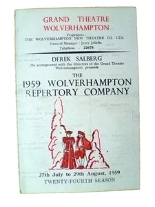 Theatre Programme Wolverhampton Repertory Company Multi Programme 27 July - Picture 1 of 2