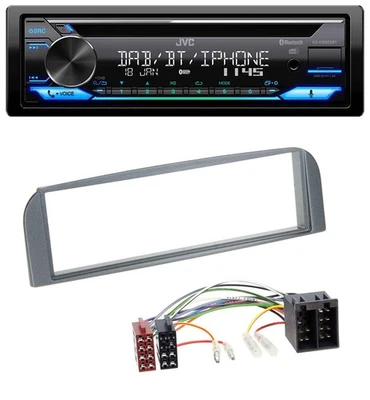 JVC Bluetooth MP3 USB DAB CD Autoradio für Alfa Romeo 147, GT - anthrazit - Bild 1 von 4