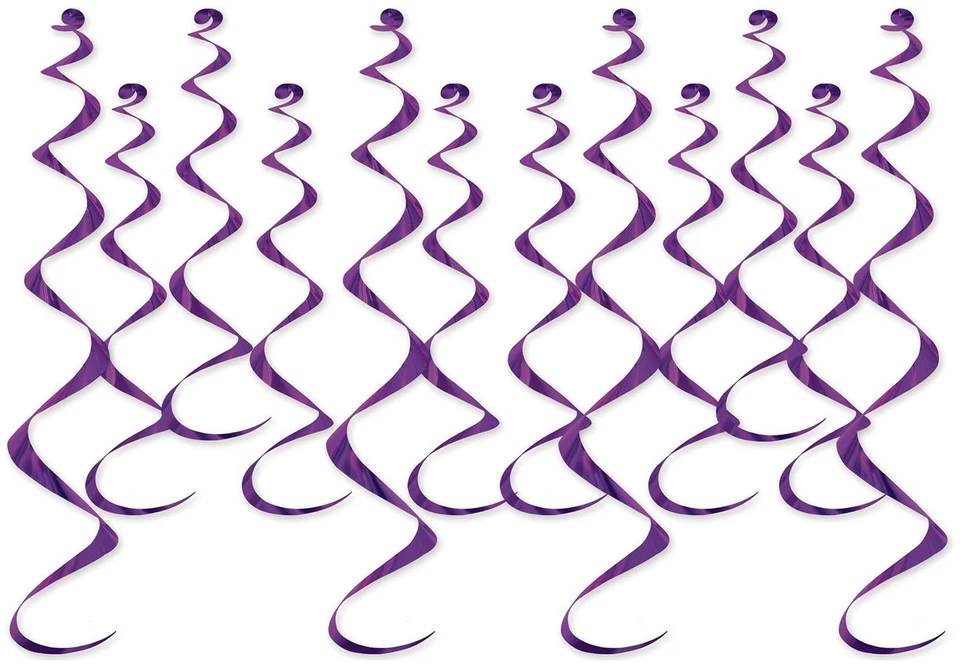 Remolinos metálicos de talla 8-131/2" y 4-25" para Halloween - Beistle Foto 1 de 1