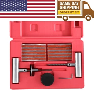 35-Piece Universal Heavy Duty Tire Plug Kit to Fix Punctures and Plug Flats 9 - Picture 1 of 8
