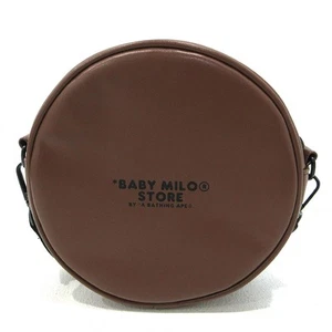 A Bathing Ape Baby Milo Store Faceshoulder Bag Brown Mie Main - Picture 1 of 8