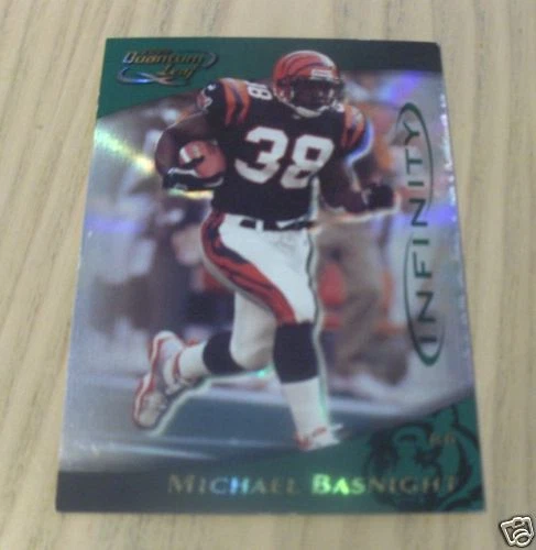 2000 QUANTUM LEAF MICHAEL BASNIGHT INFINITY GREEN 100 VINTAGE CINCINNATI BENGALS - Image 1 of 1