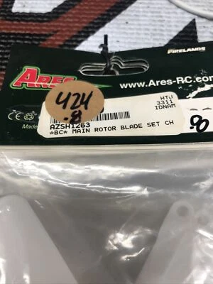 Ares AZSH1263 Main Rotor Set: Chronos Fixed Pitch 110 NewInPack USA Shipped - Image 1 of 4