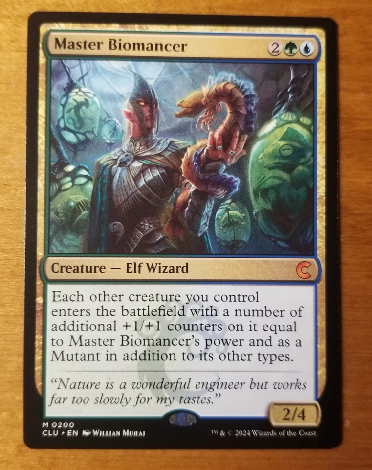 MTG 1x Master Biomancer, NM, Ravnica: Clue Edition, +1/+1 Counters Power Mutant - Image 1 of 1