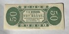 1800s Marion Ohio RUEHRMUND Paper Money Token 50c Hat Shoe Queensware Script OH