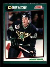 1991-92 SCORE ROOKIE AND TRADED #106T DERIAN HATCHER