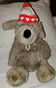 Peluche vintage de 15" KRIS MUTT DAYTON HUDSON TARGET NAVIDAD cachorro Lovey - Imagen 1 de 6