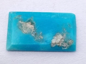 Natural Certified Untreated Turquoise Emerald Shape Loose Gemstone 2.56 Ct - Picture 1 of 6