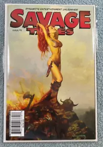 Cubierta Red Sonja Savage Tales #1 Casi Nueva Arthur Suydam RARA DIFÍCIL DE ENCONTRAR Dinamita ¡LO ÚLTIMO CGC IT! 2 - Imagen 1 de 1