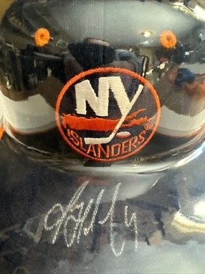Roman Hamrlik New York Islanders Autographed New Giveaway Hat. W/ Hard Case - Image 1 of 2