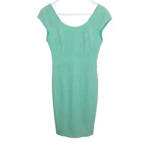 Rachel Roy designer pencil dress size 0 mint green wool blend spring summer - Picture 1 of 4