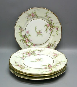 Haviland ROSALINDE (FRANCE) Bread Plates SET OF THREE More Items Here - Picture 1 of 2