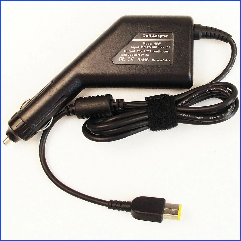 Adaptador Cargador Coche 45w 20v 2.25A para Lenovo ThinkPad T440 20B7 Foto 1 de 4